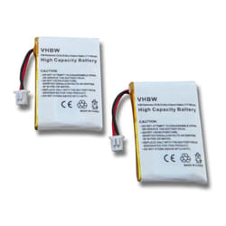 Vhbw - 2x Batteries compatible avec Plantronics CS50, CS50USB, CS510 casque audio, écouteurs sans fil (300mAh, 3,7V, Li-polymère)