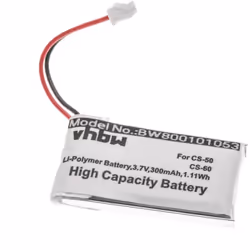 vhbw - the clever way - Batterie de rechange de haute qualité avec une grande autonomie et compatible avec votre casque audi  ...