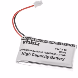 vhbw - the clever way - Batterie de rechange de haute qualité avec une grande autonomie et compatible avec votre casque audi  ...