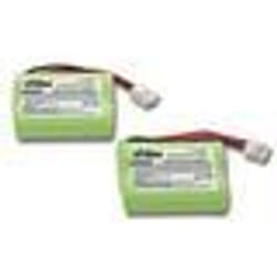 vhbw 2x Batteries compatible avec Switel MD 9300 9500 9600 9700 téléphone fixe sans fil (400mAh 24V NiMH)