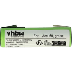 Batterie compatible avec Kärcher WV2 Plus, WV2 Premium, WV1 Plus, WV50 Plus, WV70 outil électrique, aspirateur (2000 mAh, Li-ion, 3,6 v) - Vhbw