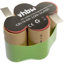 Vhbw - 1x Batterie compatible avec Kärcher Broom K55 robot électroménager (3000mAh, 4,8V, NiMH) - Remplacement pour 4KR-1500SC/V