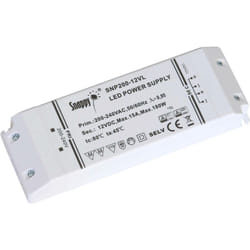 Dehner Elektronik - led 12V200W-MM-EU Transformateur pour led, Driver de led à tension constante 200 w 15 a 12 v/dc homologué pour les meubles 1