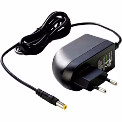 Informations techniques Connecteur (bloc d'alimentation) : femelle DC 5.5/2.1 Courant de sortie (max.) : 1.0 A Dimensions pro ...