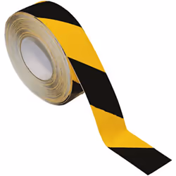 Informations techniques Couleur : jaune, noir Dimensions produit, largeur : 50 mm Longueur : 18.3 m Revêtement antidérapant u ...