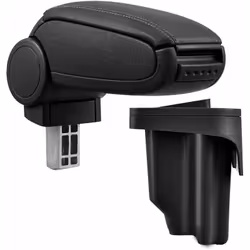 Accoudoir central console Compatible avec : BMW E46 année de fabrication 1998-2007 matériel : cuir synthétique couleur : noir ...