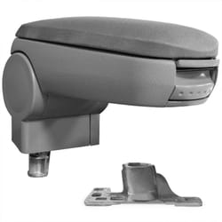 Pro.tec - Accoudoir central pour audi A4 B5 - avec compartiment - rembourré - textile - gris
