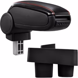 Accoudoir central console pour : Škoda Roomster à partir de 2006 Škoda Fabia II à partir de 2007 matériel : cuir synthétique ...