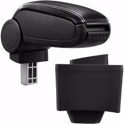Accoudoir central console compatible avec : A3 8L année de fabrication 1996-2003 matériel : cuir synthétique couleur : noir a ...