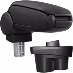 Accoudoir central console pour : Opel Corsa E / dépuis novembre 2014 matériel : Avec revêtement textile (tissu plat) couleur  ...