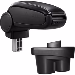 Accoudoir central console pour : Opel Corsa E / dépuis novembre 2014 matériel : cuir synthétique couleur : noir avec des cout ...