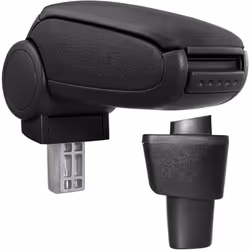 Accoudoir central console compatible avec : Hyundai i10, Seconde génération à partir de 11/2013 matériel : Avec revêtement te ...