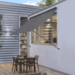 Pare-soleil pour fixer au mur Ce pare-soleil de la marque [ pro. tec]® est parfait pour porter ombrage à votre terrasse ou ba ...