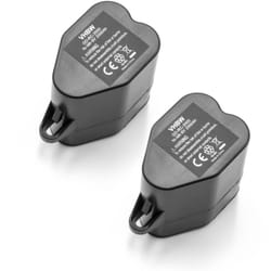 vhbw 2x Batterie compatible avec Siemens VSR 8000 Sensor Cruiser robot électroménager (2000mAh, 6V, NiMH)