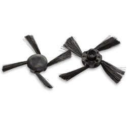 Vhbw - 2x Brosse latérale compatible avec Neato Botvac 70, 70E, 75, Connected, 80, 75E, 85, 85E robot aspirateur - Lot de brosses, noir