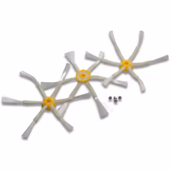 vhbw - the clever way Brosses latérales compatibles pour votre aspirateur - Pièces de rechange idéales pour remplacer les bro ...