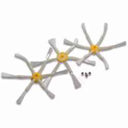 vhbw - the clever way Brosses latérales compatibles pour votre aspirateur - Pièces de rechange idéales pour remplacer les bro ...