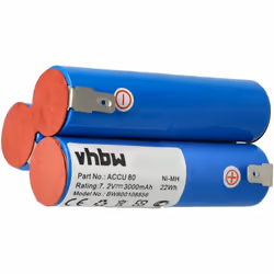 vhbw - the clever way - Batterie de rechange de haute qualité et compatible avec une grande autonomie pour votre outil électr ...