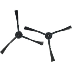 Vhbw - 2x Brosse latérale compatible avec Ecovacs Deebot KK8, X580, X600, CR120, X500 robot aspirateur - Lot de brosses, noir