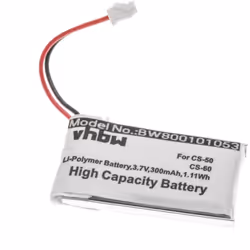 vhbw - the clever way - Batterie de rechange de haute qualité avec une grande autonomie et compatible avec votre casque audi  ...