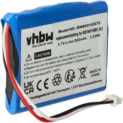 Vhbw - batterie compatible avec TomTom Via 1505, 1505M, 1505T, 1535T, 1535TM, 1605 système de navigation gps (900mAh, 3,7V, Li-ion)