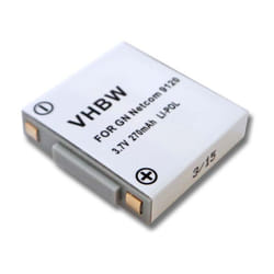 Vhbw - batterie compatible avec gn Netcom Jabra 9120, 9125, GN9120, GN9120 Flex casque écouteurs casque micro sans fil (270mAh, 3,7V, Li-polymère)