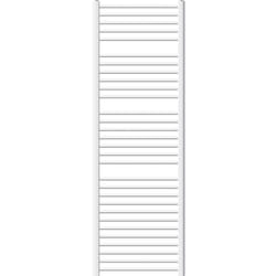 Ecd Germany - Radiateur Sèche-Serviettes Sahara - 600 x 1800 mm - Blanc - Connexion Latéral - sans Kit de Raccordement - Forme Courbé - avec Kit de