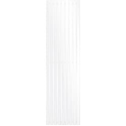 Ecd Germany - Radiateur Stella Non Électrique - 480 x 1800 mm - Blanc - Connexion Central - sans Kit de Raccordement - Design Panneau Plat - avec Kit