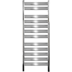 Radiateur de Salle de Bain Tharr 500 x 950 mm Chrome Radiateur Design Moderne Panneau Sèche-serviettes Chauffage Mural avec Instructions de Montage