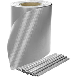 Ecd Germany - Rouleau Brise Vue Pare-Vent pour Clôture Couverture Terrasse Jardin Buis Occultant Renforcé Panneaux - 35m x 19cm 7m² - Gris - pvc