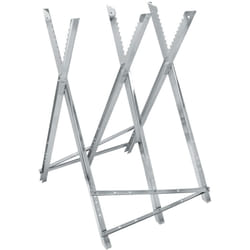 Ecd Germany - Chevalet de Sciage pour Tronçonneuse - 3 Positions- en Métal Galvanisé - Capacité de charge 150 kg - Pliable et Réglable - 83x74,5x84,5