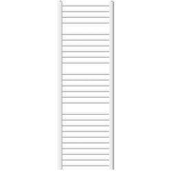 Radiateur Design Sahara - 500 x 1600 mm - Blanc - avec Raccord Latéral 650 mm - Sèche Serviettes Rénovation Salle de Bain - Chauffage Moderne - avec
