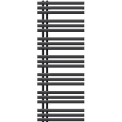 ECD Germany Iron EM Design Radiateur Sèche-Serviettes - 600 x 1600 mm - Anthracite - Connexion Latéral - avec Kit Montage Mural - Sèche Serviette