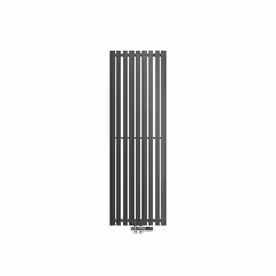 Radiateur de salle de bains Stella 480x1400 mm anthracite avec sol Garniture de raccordement