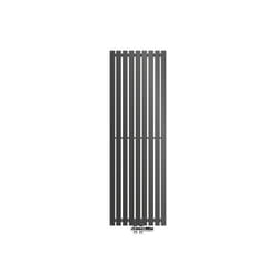 Radiateur de salle de bains Stella 480x1400 mm anthracite avec sol Garniture de raccordement
