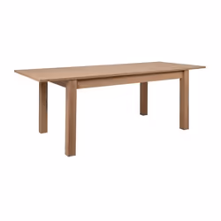 La table extensible Bergen est tres pratique grâce a son allonge de 40cm qui la fait passer de 160cm a 200cm de long en un cl ...