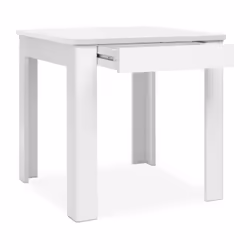 La table OSLO rectangulaire est idéale pour 4 personnes. Avec ses dimensions de 80 x 80 cm et son tiroir pratique pour ranger ...