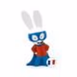 tonies® - Figurine Tonie - Super Lapin - Simon- Figurine Audio pour Toniebox