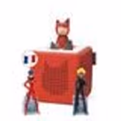 Coffret Toniebox - tonies® - Miraculous - Rouge - 1 Tonie Créatif - 60 min contenu exclusif