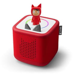 Coffret Toniebox 2 - TONIES® - Rouge Coquelicot - Audio pour Enfants 1-9 Ans - Facile à Utiliser - Sans Écran