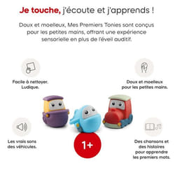 Coffret audio - TONIES® - Mes Premiers Tonies - Compatible Toniebox 2 - Jeux interactifs - Mixte