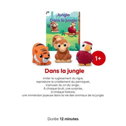 Coffret audio pour enfants - TONIES® - Mes Premiers Tonies - Jungle - Compatible Toniebox 1 & 2 - 1 an et +