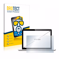BROTECT 1921878, Film de protection pour écran d’ordinateur portable, Transparent, 43,9 cm (17.3"), 1 pièce(s), Boîte