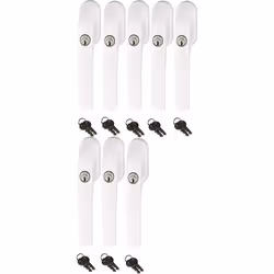 Verrou Abus FG300 pour fenêtre blanc Kit 8 pièces AL0125