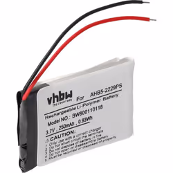 Batterie de remplacement compatible avec vos casques audio, écouteurs sans-fil. Idéale en tant que deuxième batterie lors de  ...