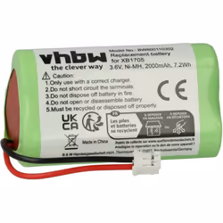 vhbw - the clever way - Batterie de rechange de haute qualité et compatible avec une grande autonomie et compatible avec votr ...