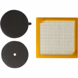 vhbw - the clever way Set de filtres de haute qualité pour votre aspirateur Ce set de filtres de rechange de 3 pièces de la m ...