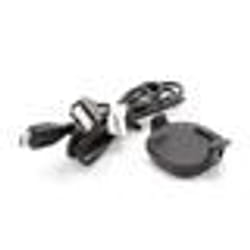 vhbw Station de charge USB compatible avec Garmin Forerunner 15 10 montre connectée - Chargeur support avec câble noir