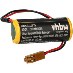 Pile compatible avec Le Blond 77 cnc router programmable logic controller système de contrôle (2000mAh, 3V, Li-MnO2) - Vhbw