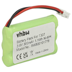 vhbw Batterie compatible avec Sagem WP1232+32 WP1233 WP-2132 WP2234 WP21 WP2132 téléphone fixe sans fil (300mAh 36V NiMH)